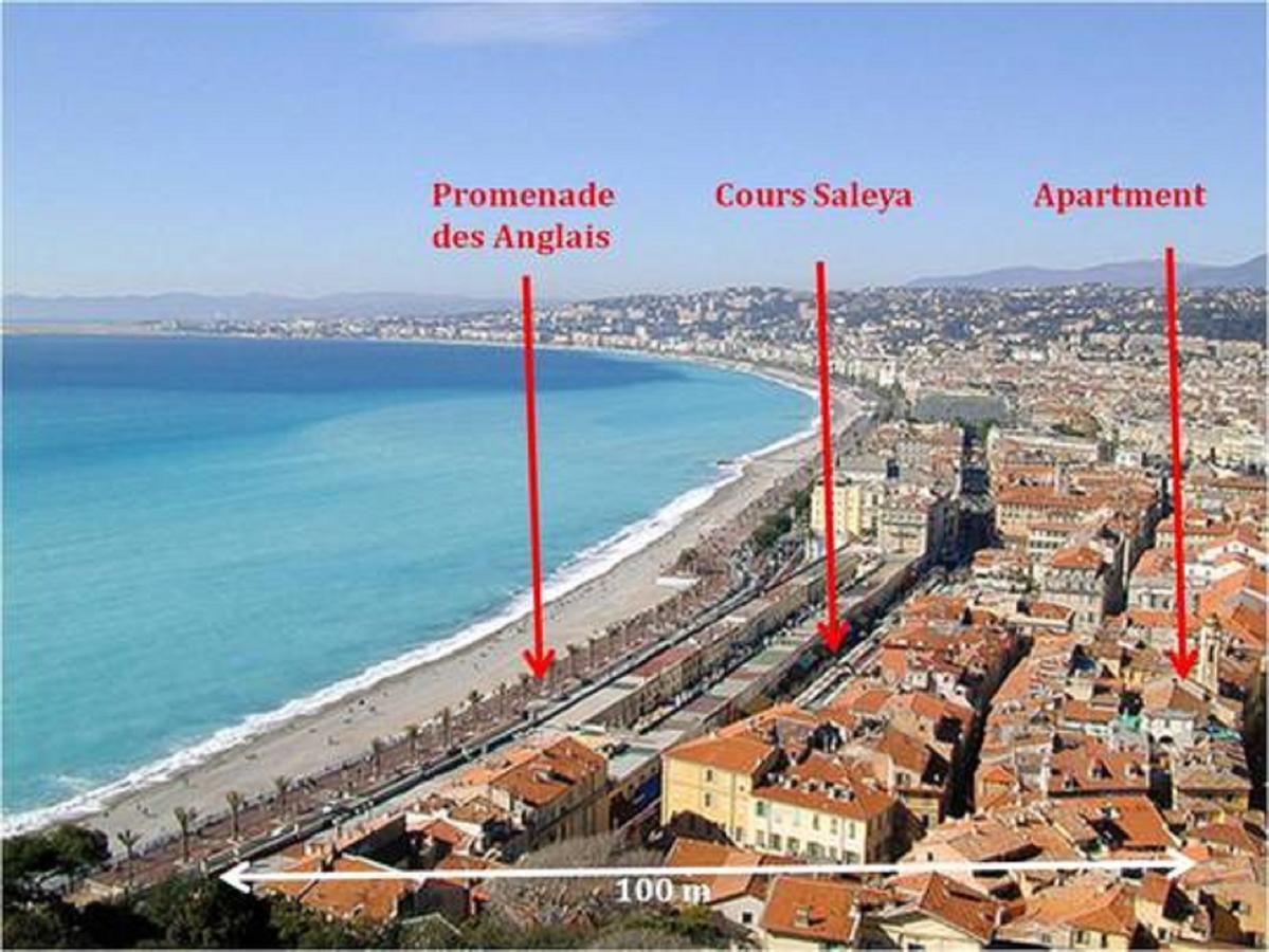 Angle Droit- Loft Charmant Et Atypique, Climatisation, Vieux-Ницца Экстерьер фото